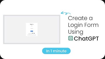 Instantly create a stunning login form with ChatGPT - in just a minute! | No Lie ❌ | HTML | CSS |