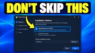Python 3.14 On Windows 11 — Don't Skip Add To PATH