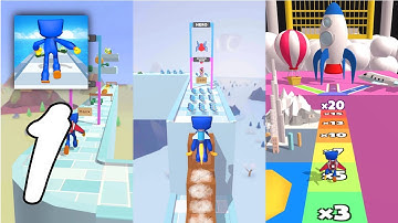 Popi Money Run: Rich Race 3D Gameplay Walkthrough #1 (Android, IOS)