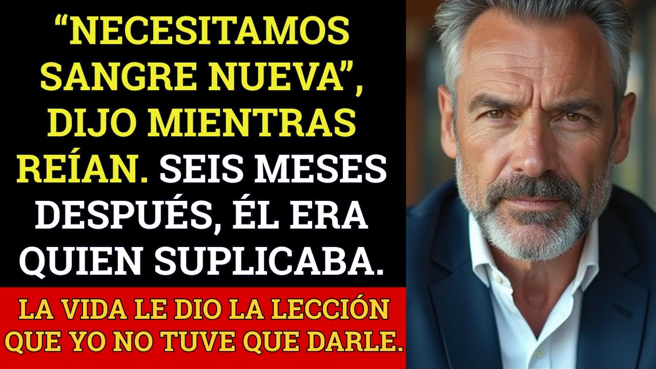 Mi jefe me despidió frente a todos: “Sangre nueva.” Seis meses después, me pidió trabajo...