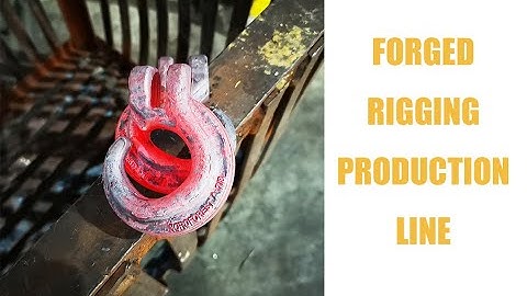 Forged rigging CNC closed die forging hammer production line