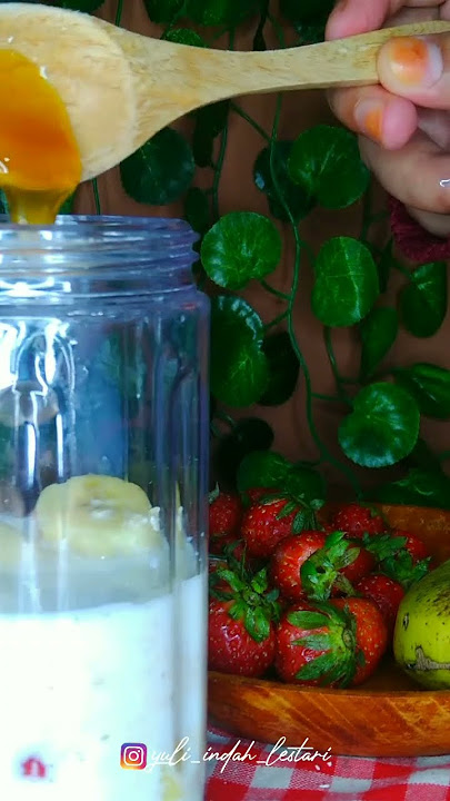 🍓🍓🍓 masyaAllah strawberry smoothie..