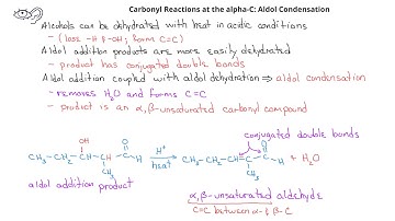 Survey of Organic - Carbonyl Reactions at the alpha-C