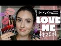 NEW MAC Love Me Lipstick | Lip Swatches of 14 Shades + Extended Bloopers