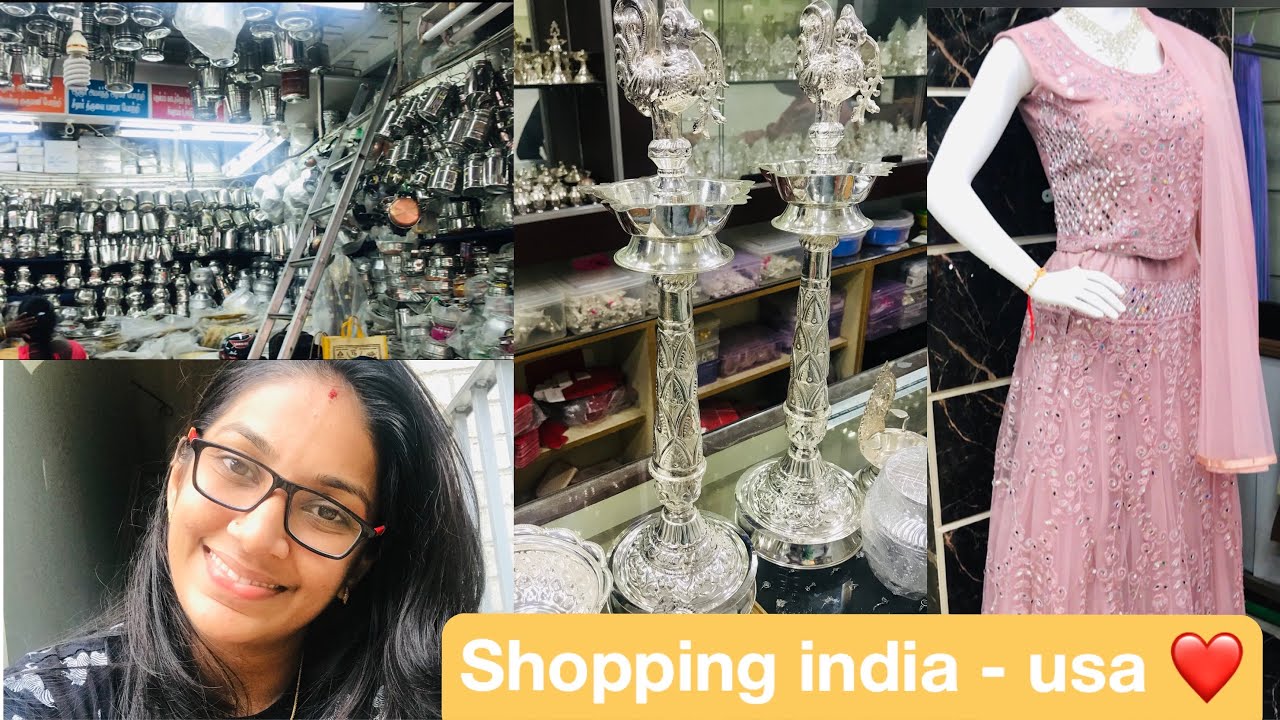 Yes we are travelling back to USA 🇺🇸 /Shoping from Tirunelveli-Nagercoil(Vessels-Silver-Gold-Dress