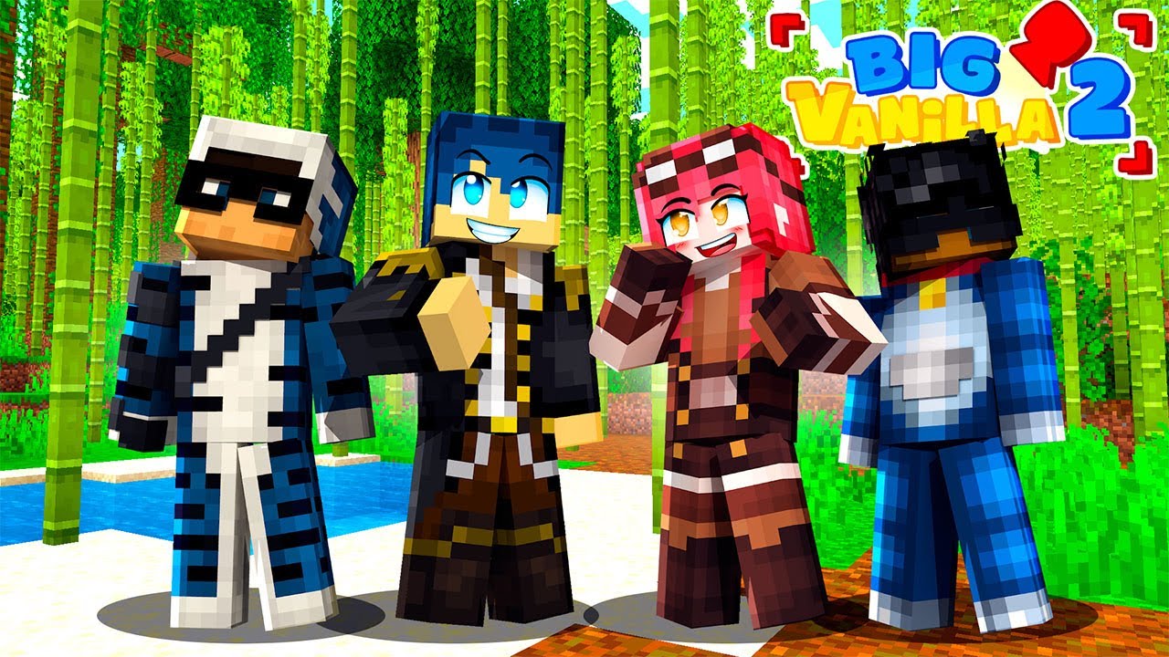 CREO LA FORESTA DI BAMBOO CON KENDAL E CARPY! - BIG VANILLA 2 MINECRAFT Ep.26