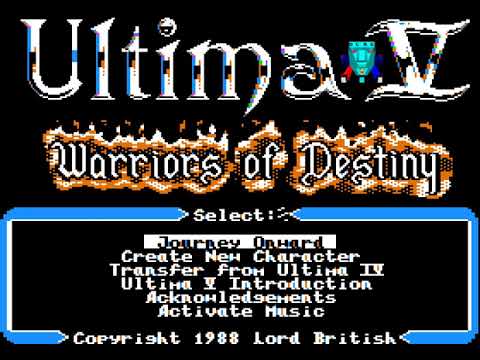 Apple II Game - Ultima V: Warriors of Destiny (1988 Origin