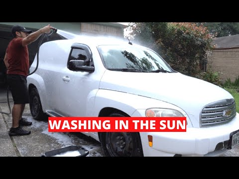 4 Tips To Washing Your Car In The Heat and Sun (Avoid Waterspots)