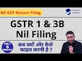 Nil GST Return Filing | Nil GSTR 1 Filing | Nil GSTR - 3B Filing | GST Filing @AcademyCommerce