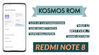 Kosmos Miui 12 Rom....review... Father Of Customizations