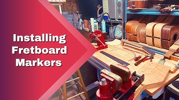 How to install fretboard side dots and fret markers