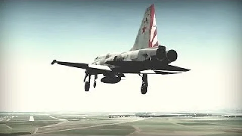 DCS F-5E Tiger II landing technique