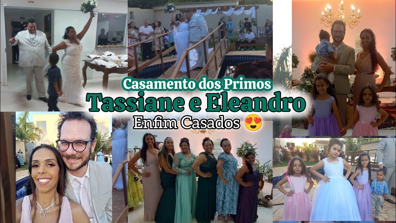 Casamento dos Primos Tassiane e Eleandro 💙❤️ Foi muito Emocionante 🥹🙏