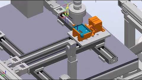 RobotStudio simulation of robot cell