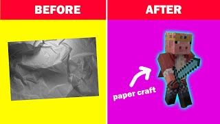 How to make your MINECRAFT SKIN into a PAPERCRAFT - I made a TECHNOBLADE papercraft