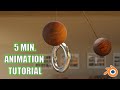 5 Minute Beginner Tutorial - Satisfying 3D Animation | Blender 3.0