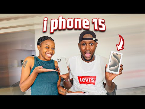 Surprising My Boyfriend With The Latest IPhone 15 ProMax ❤️// He Didn’t Believe What i did!