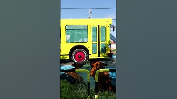 Tri Articulated Bus vs Crack Road #shorts #beamng #beamngdrive #beamngcrashes #bus