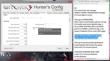 Witcher 3 fps Boost for low end pc