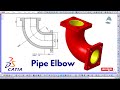How to Create a Flanged Pipe Elbow Using CATIA Mechanical Part Design | CATIA V5 Tutorial ⚙️