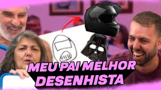 DESAFIO EM FAMÍLIA QUEM DESENHA MELHOR EM MENOS TEMPO