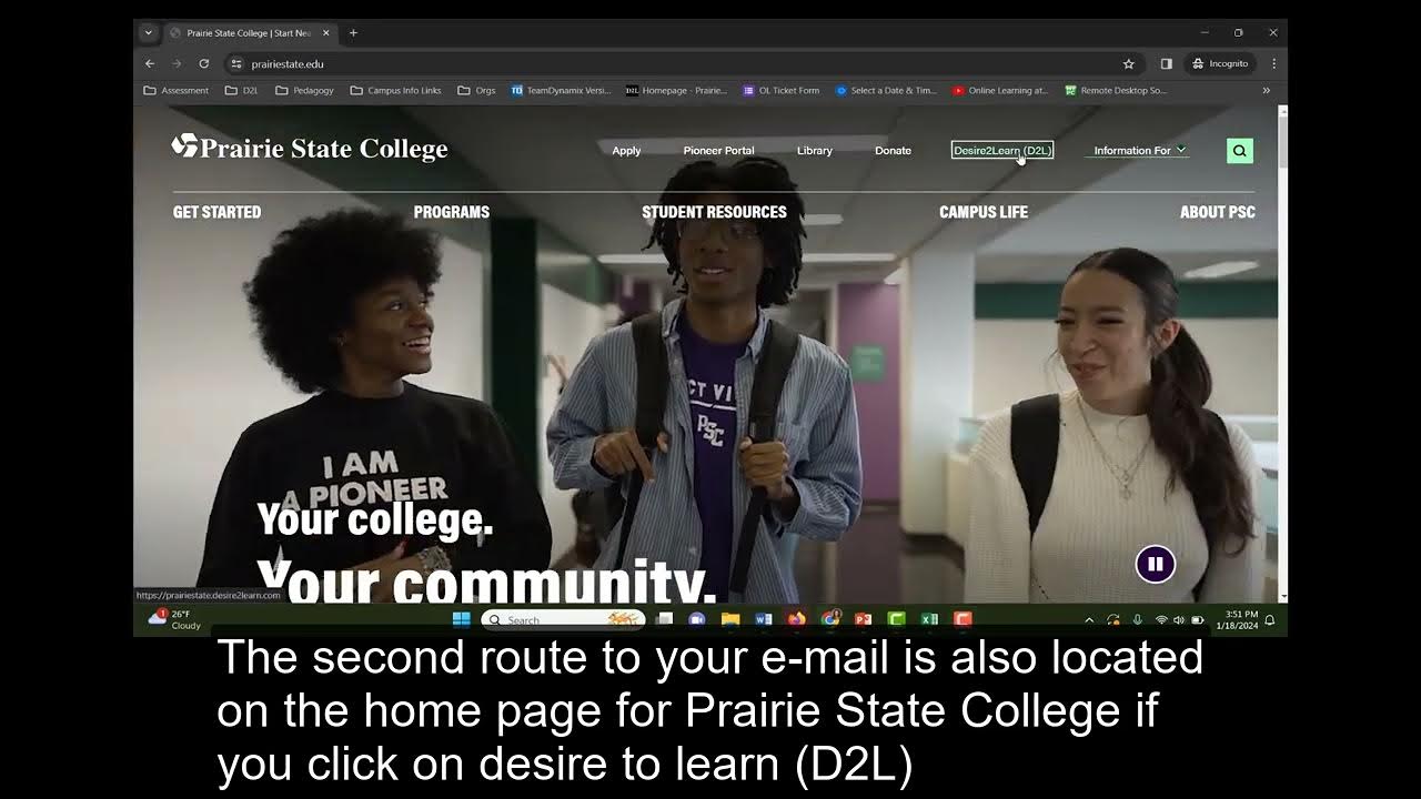 How to Log into Your PSC Email - YouTube