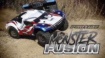 Pro-Line Pre-Cut Monster Fusion Clear Body