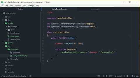 03 - Symfony 4 Annotation Route Kullanımı