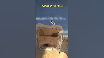 Jungle Entry Flash That You Have Never Seen Before Mirage #shorts #cs2