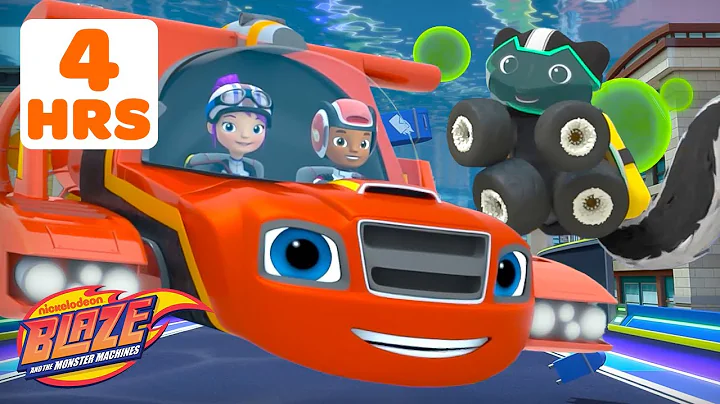 4 HOUR MARATHON of Blaze's Best Transformations, Missions & More! | Blaze and the Monster Machines