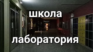 Проникли в школу/  лабораторию