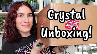 Huge Crystal Haul!! ✨ unboxing some beautiful towers & palm stones from Plant Story!!