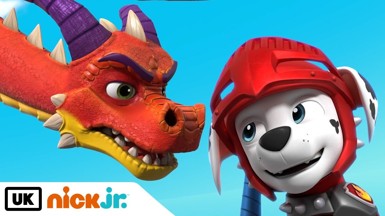  Paw Patrol, Rescue Knights Sparks The Dragon with