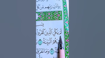 سورة البينة بصوت القارئ علاء عقل