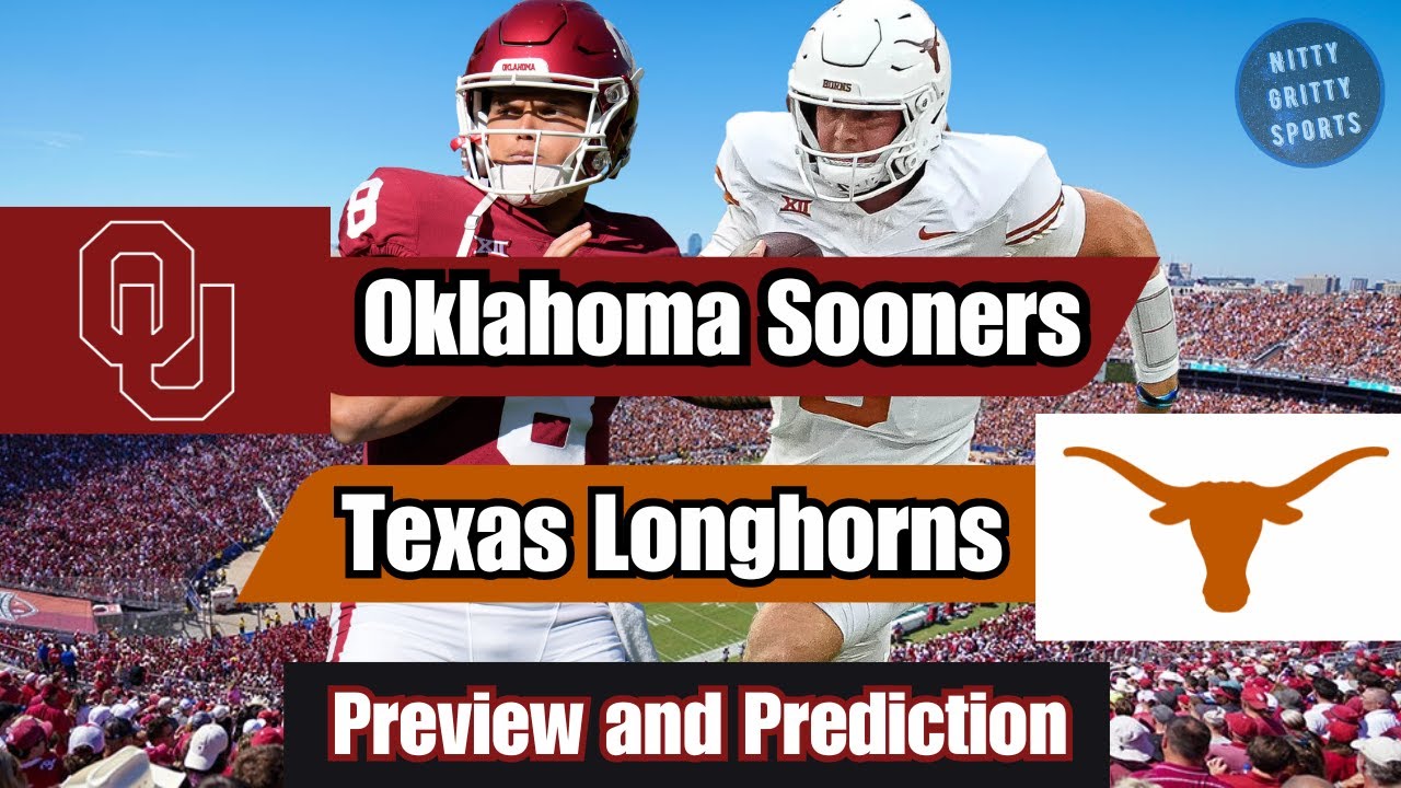 Texas Longhorns Vs Oklahoma Sooners Prediction College Football Week 6 Preview YouTube