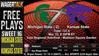 Michigan State vs Kansas State Predictions \& Picks | NCAA Tournament Sweet 16 Betting Advice