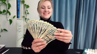 Calming Cashier Takes Away Your Stress! 💵 ASMR 💵 DOLLARS and DREAMS