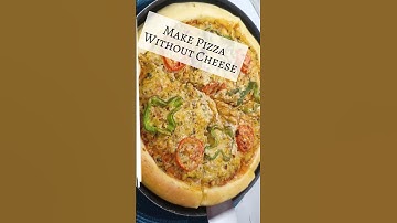 Bakery Style Pizza Without Cheese #pizzawithoutcheese #withoutcheese #pizzarecipeathome