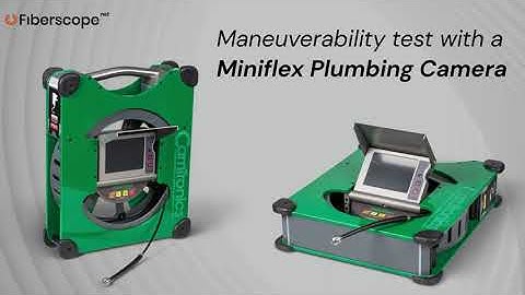 Testing the Miniflex Plumbing Camera in a 3" pipe