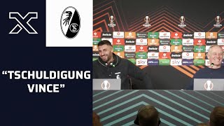 Streich und Grifo scherzen über Spielvorbereitung vor Juve | Juventus Turin - SC Freiburg