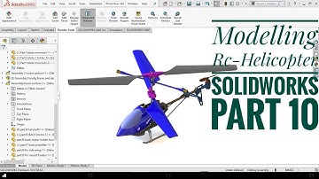 HELICOPTER USING SOLIDWORKS Part-10-IN [2020]
