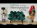 George Nelson Inspired DIY Barbie Marshmallow Sofa