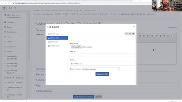 Adding a closed caption file to Moodle