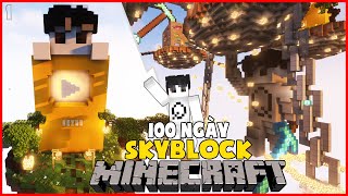 100 NGÀY TRONG MINECRAFT SKYBLOCK SEVER CỦA CÁC YOUTUBER:  LANGMOIZ.NET