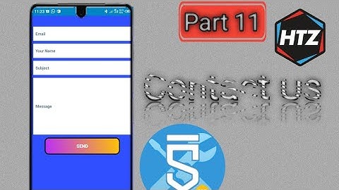 Contact Us Page In Sketchware Java Code For Sketchware #haidertechnozone#786