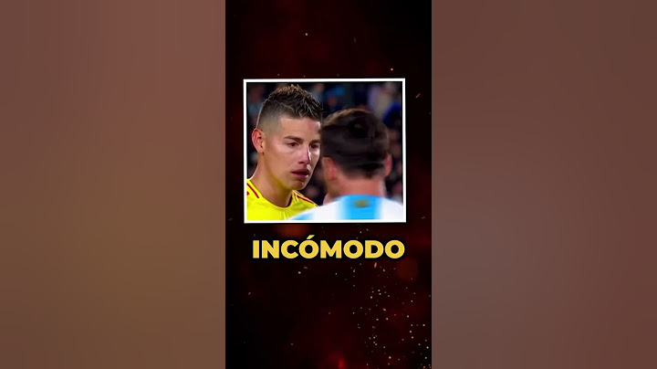 Pelea entre Messi y James Rodríguez durante el partido Argentina vs Colombia ⚽️🤔 #Shorts