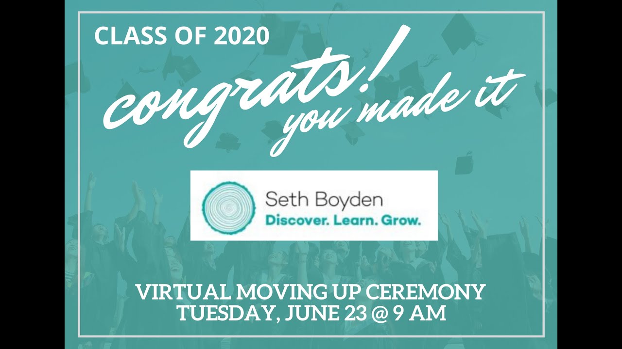 Seth Boyden Elementary School Moving Up Ceremony YouTube