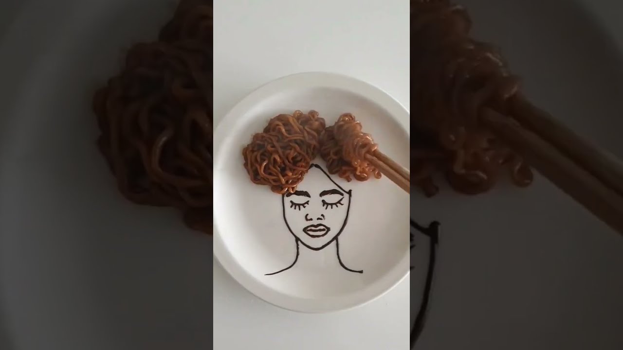 Enjoy This Noodle Doodle By Korean Creator DOITDOEAT Foodart Noodles Art
