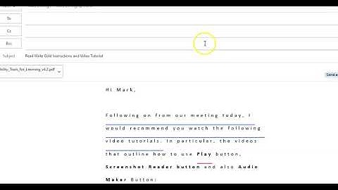Using Microsoft Immersive Reader in Microsoft Outlook