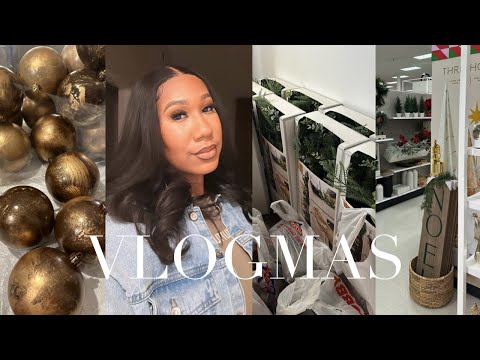 VLOGMAS | LET'S GET IT BABIES,  DECOR SHOPPING, DIY ORNAMENTS, NEW INTRO BTS + MORE | BROOKE KENNEDY